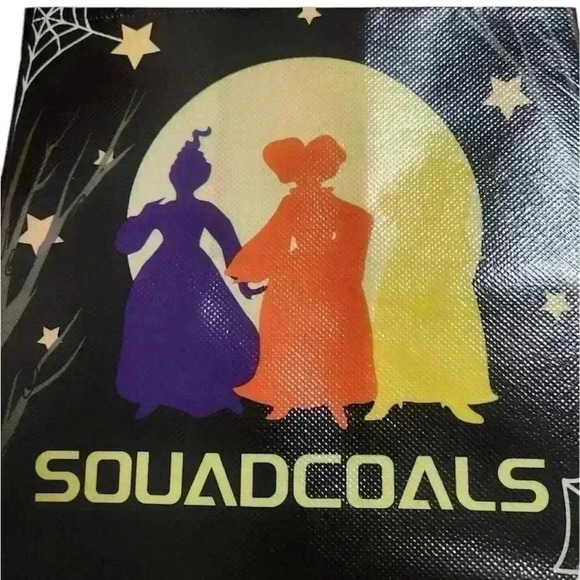 12 Hocus Pocus reusable Halloween treat bags pics attached of designs 8” w x 11” - Picture 5 of 5